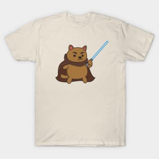 Warrior Cat with Light Sword T-Shirt